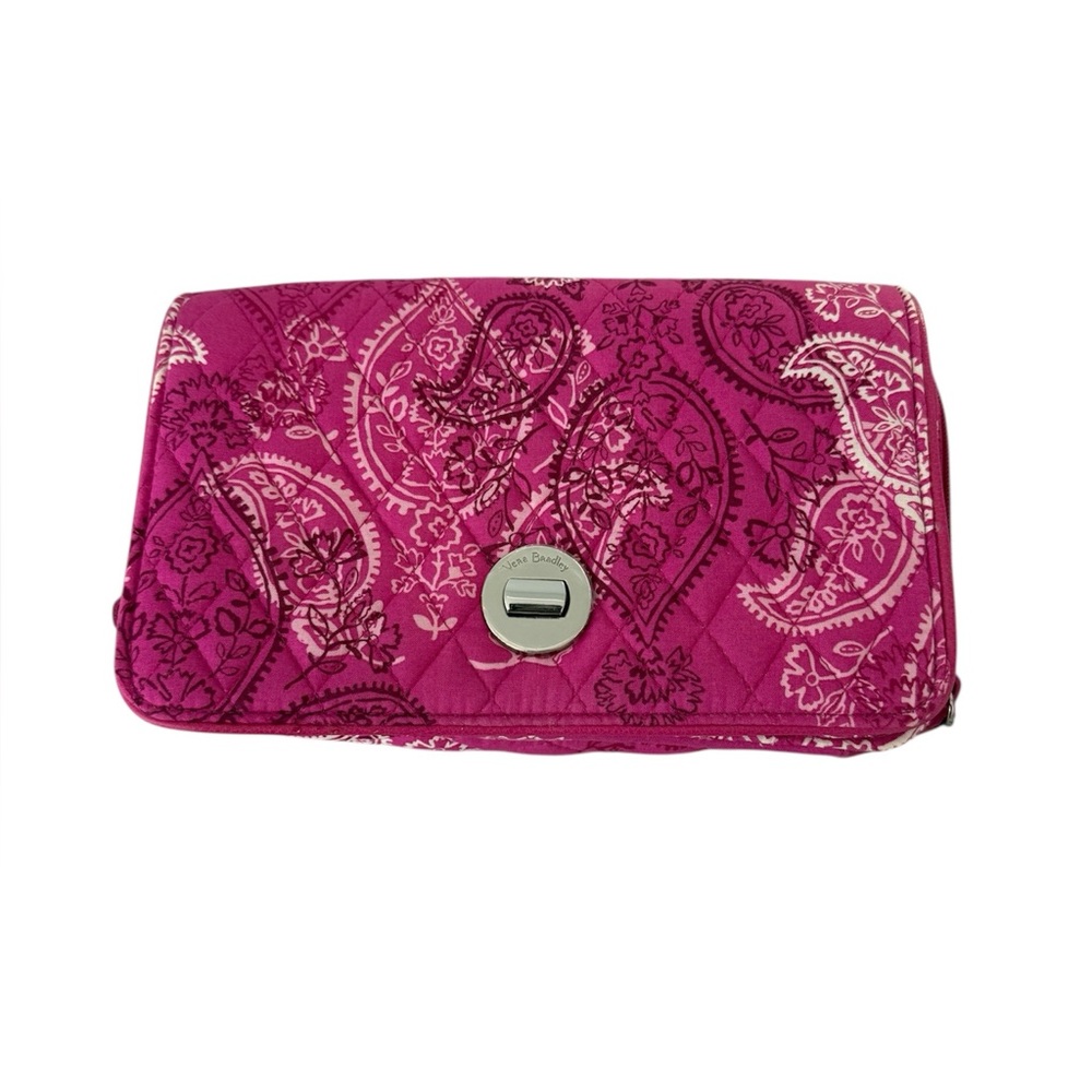 Vera Bradley Turnlock Crossbody Bag in Stamped Paisley Pattern NWOT